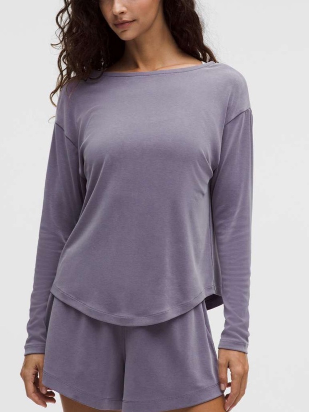 Lululemon Drapey Softstreme Boatneck Long Sleeve - Small - Picture 4 of 5